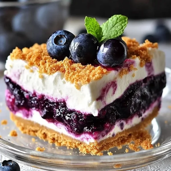 No-Bake Blueberry Yum Yum