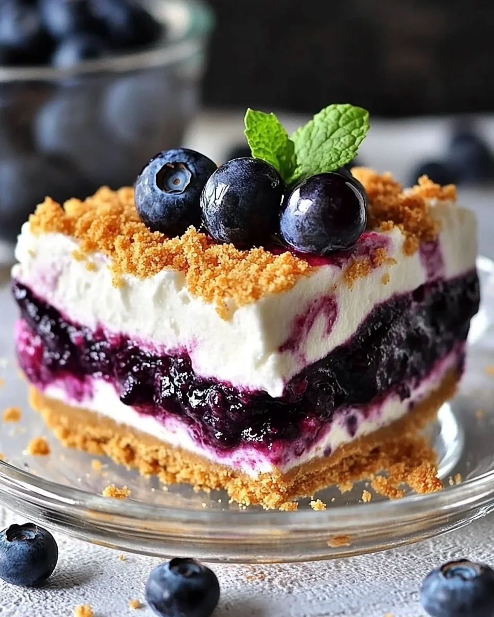 No-Bake Blueberry Yum Yum