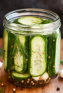 Overnight Refrigerator Dill Pickles