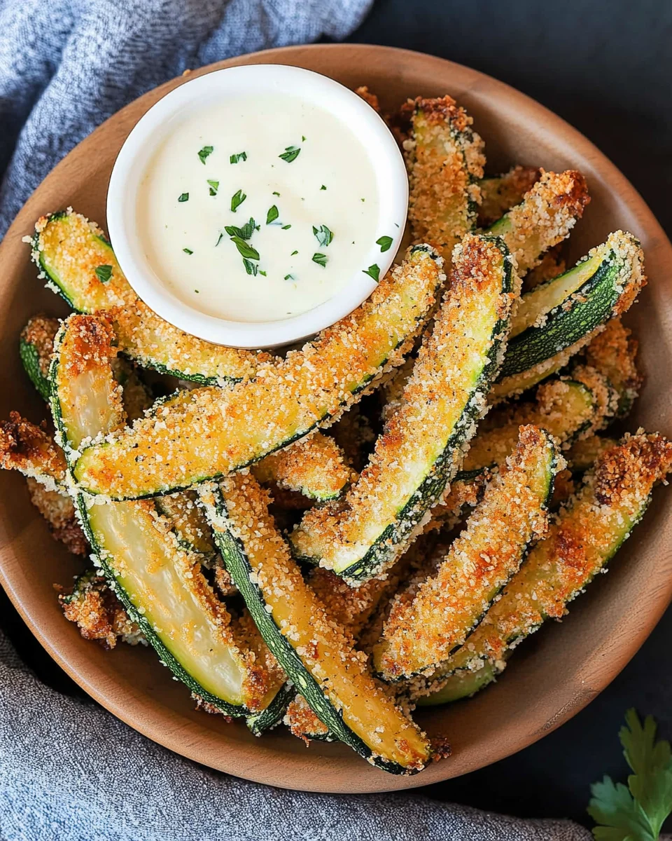 Parmesan Zucchini Fries