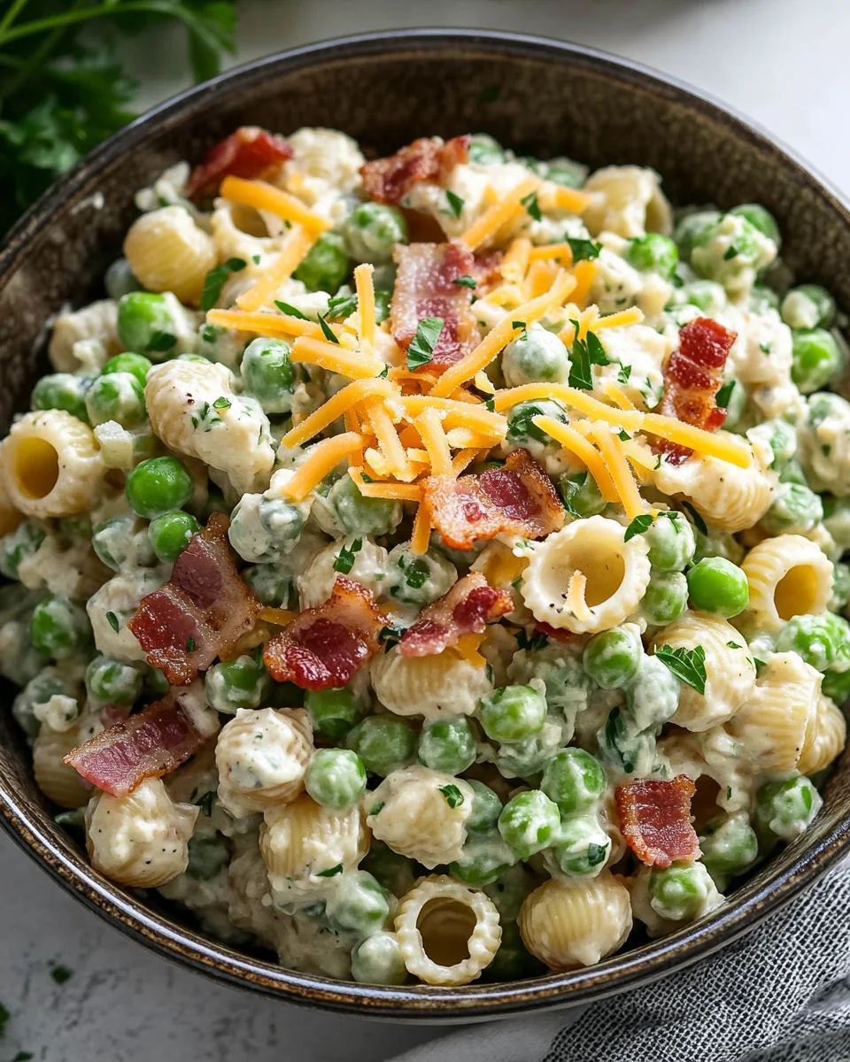 Pea Pasta Salad