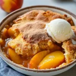 Peach Cobbler with Cake Mix