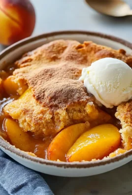 Peach Cobbler with Cake Mix