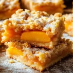 Peach Crumble Bars