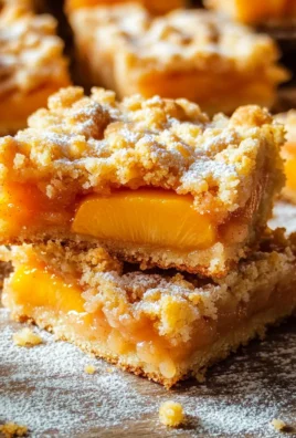 Peach Crumble Bars