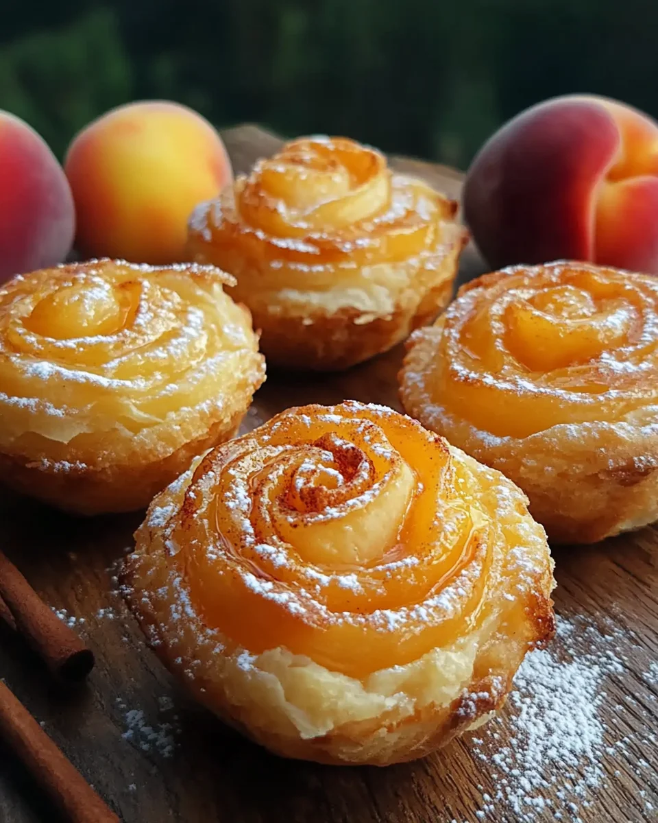 Peach Pie Cruffins Recipe