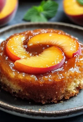 Peach Upside Down Mini Cakes