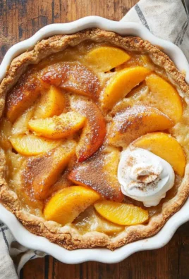 Peaches and Cream Pie