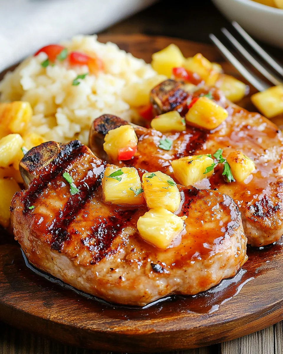 Pineapple Pork Chops Recipe