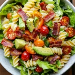 Quick Gluten Free Dairy Free BLT Pasta Salad