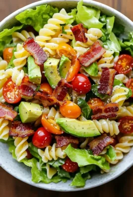 Quick Gluten Free Dairy Free BLT Pasta Salad