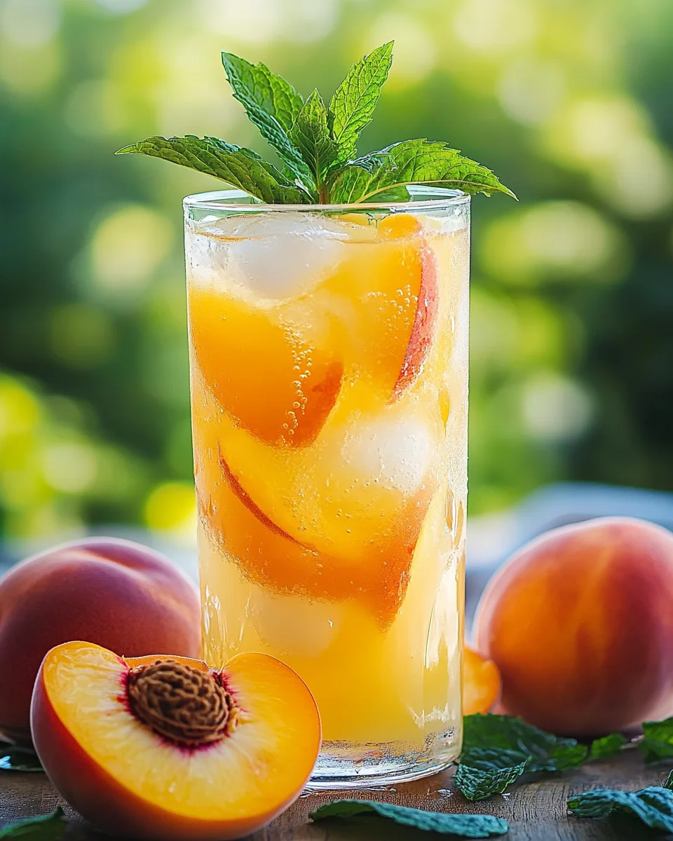 Refreshing Peach Lemonade