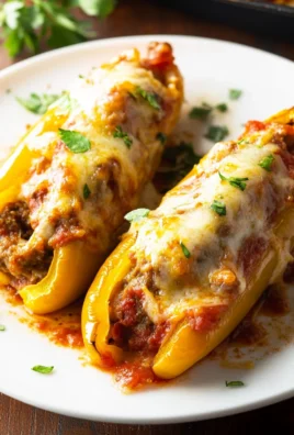Sausage Stuffed Banana Peppers Recipe