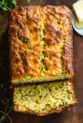 Savory Zucchini Cheddar Quick Bread