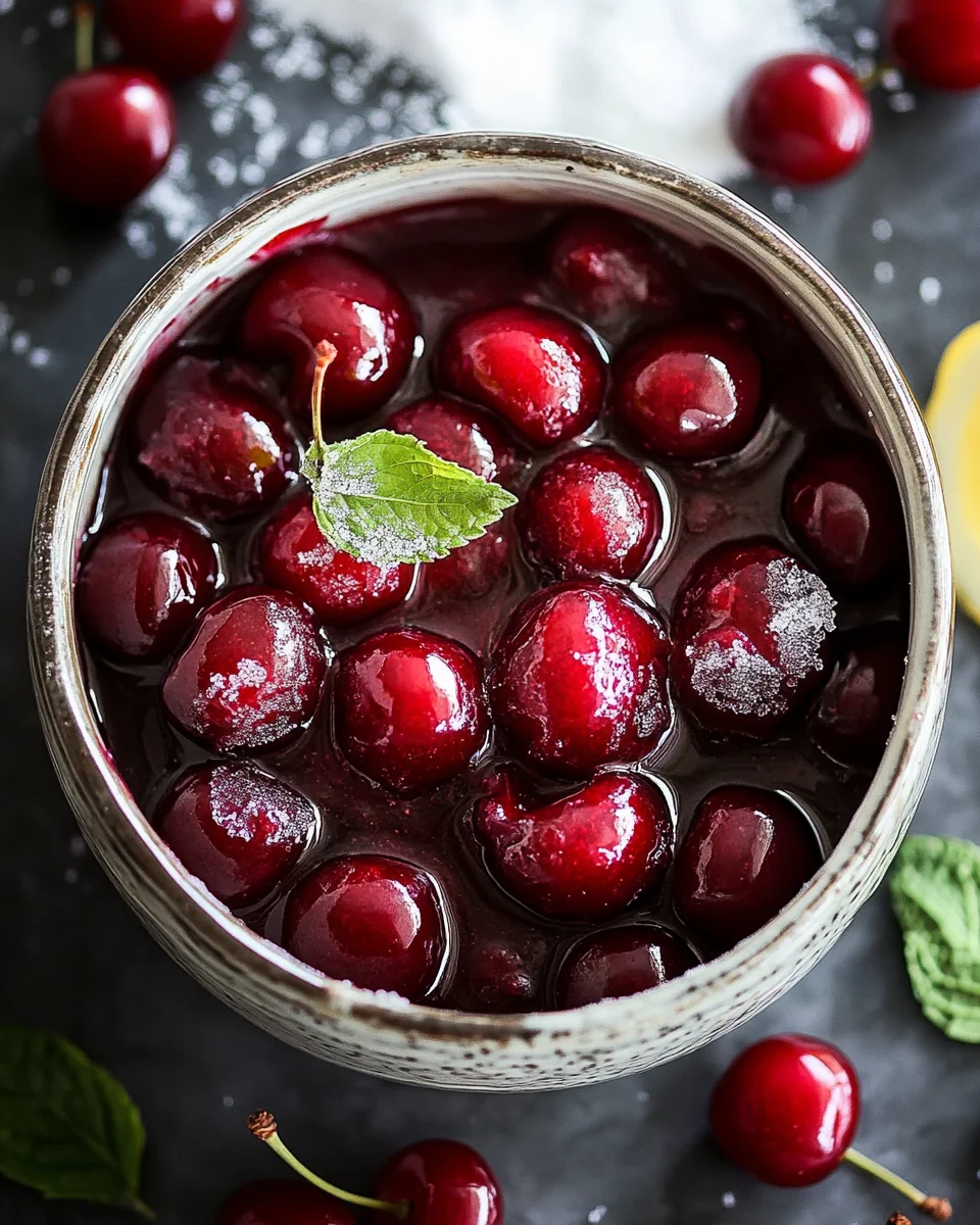 Simple Cherry Pie Filling