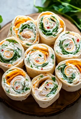 Smoked Turkey Pinwheels with fresh Herb Cream Cheese