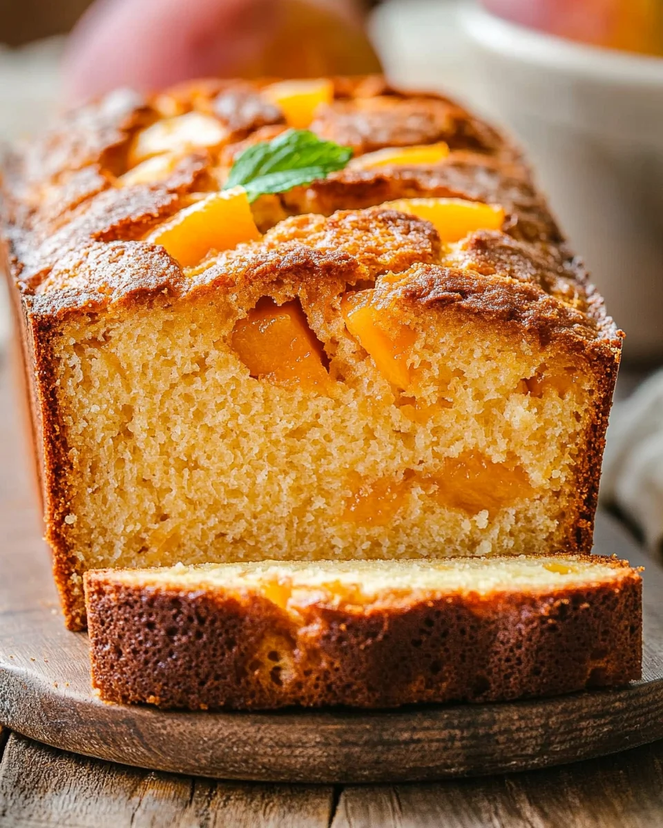 Southern Peach Bread