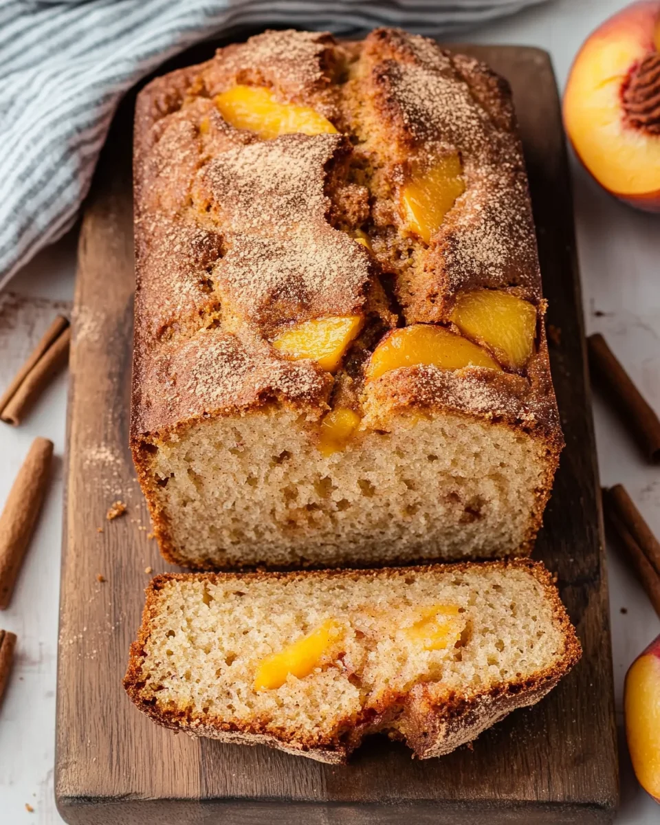Spiced Peach Bread