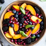 Summer Peach Fruit Salad