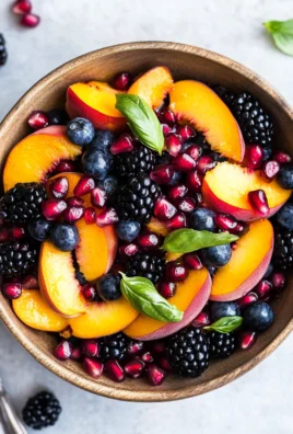 Summer Peach Fruit Salad
