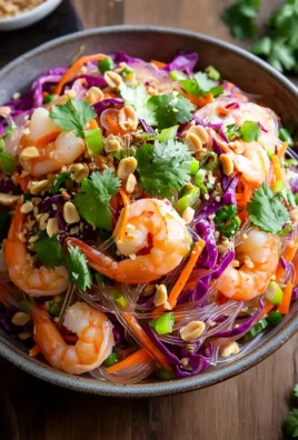 Thai Glass Noodle Salad with Peanut Dressing