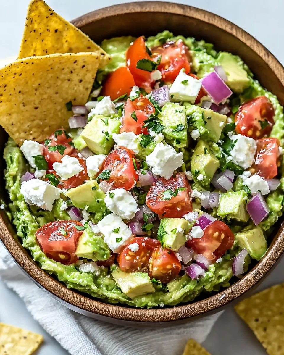 The Best Avocado Feta Dip
