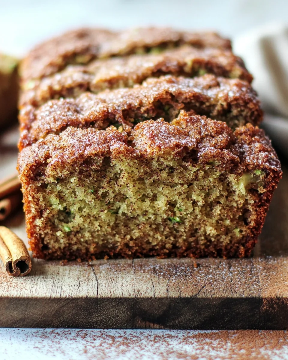 The Best Snickerdoodle Zucchini Bread