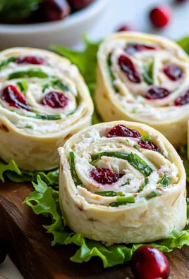 Turkey Cranberry Pinwheels