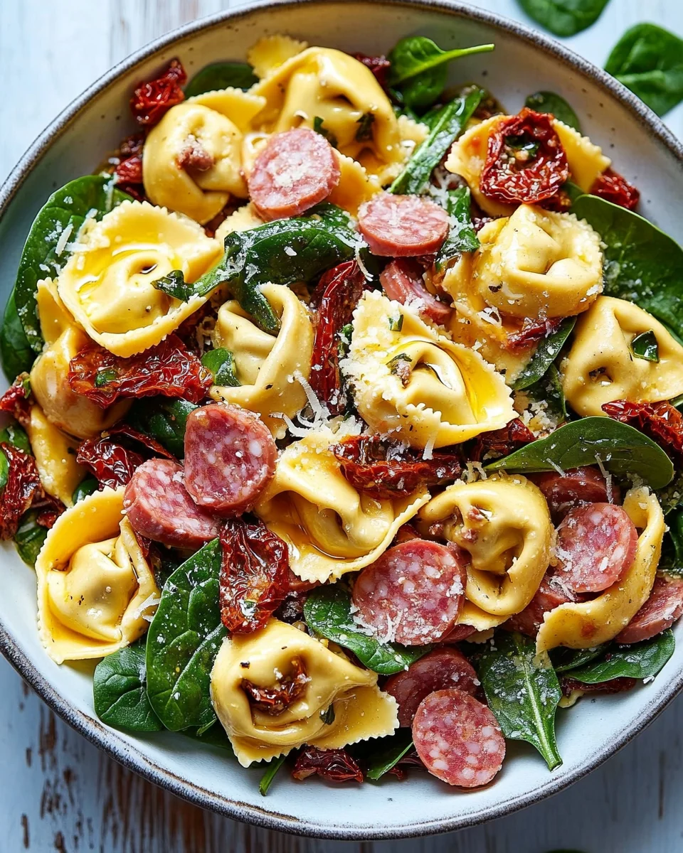 Tuscan Tortellini Salad