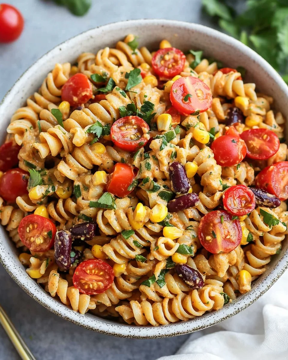 Vegan Southwest Pasta Salad Recipe