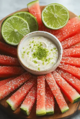Watermelon Fries with Coconut Lime Dip | Healthy Summer Snack!