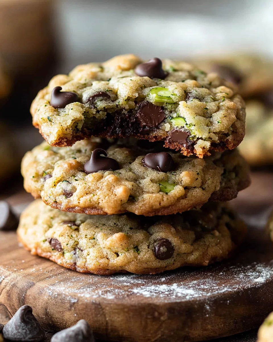 Zucchini Chocolate Chip Cookies
