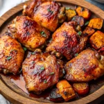 30-min Oven Baked Boneless Skinless Chicken Thighs