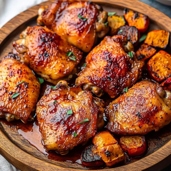 30-min Oven Baked Boneless Skinless Chicken Thighs