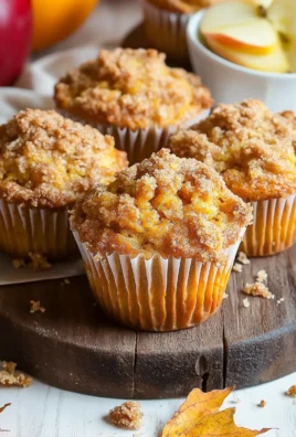 Apple Pumpkin Streusel Muffins Small Batch