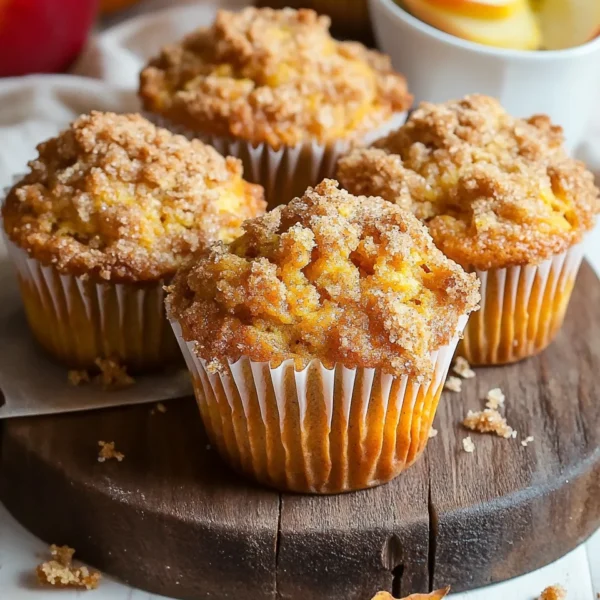 Apple Pumpkin Streusel Muffins Small Batch