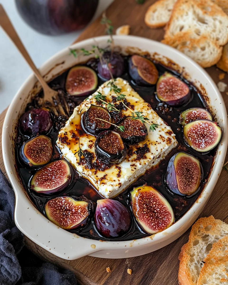 Baked Feta and Figs