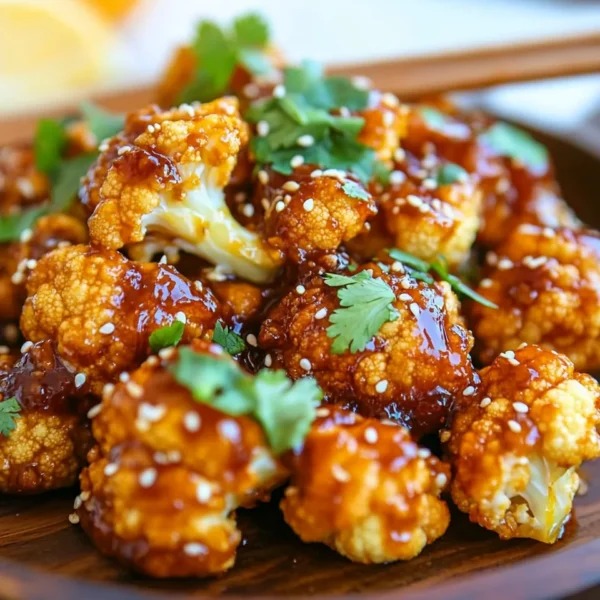 Baked Orange Cauliflower