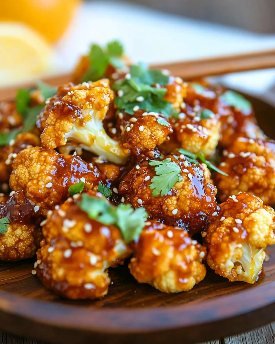 Baked Orange Cauliflower
