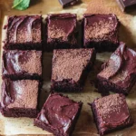 Beetroot Brownies with a Chocolate Avocado Frosting