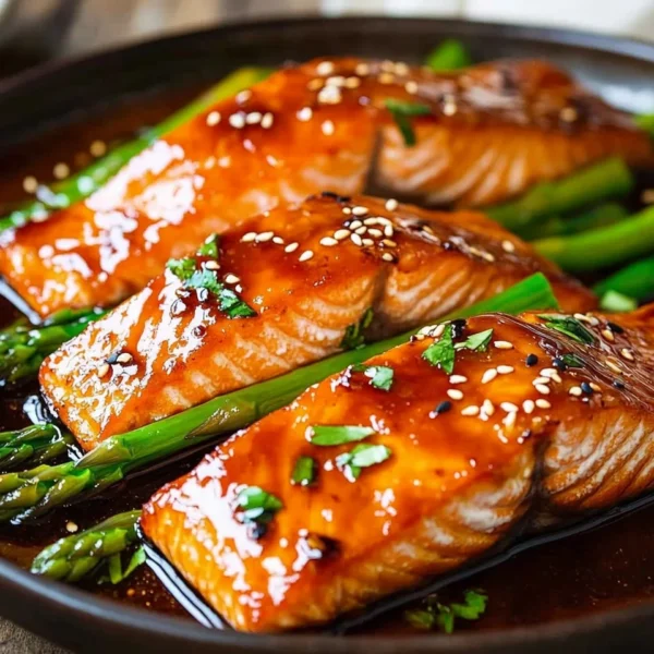 Bourbon Glazed Salmon