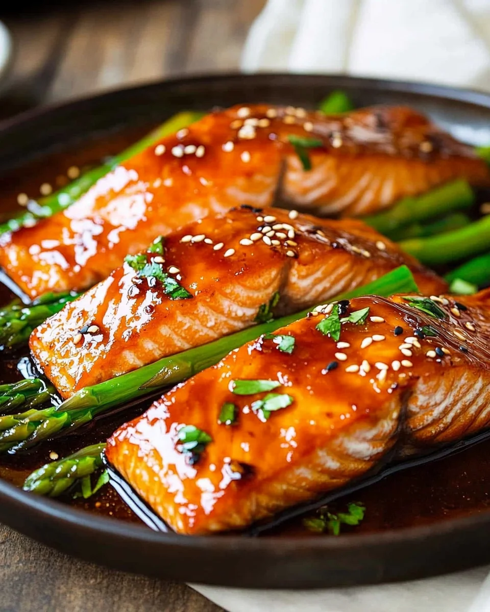 Bourbon Glazed Salmon