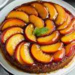 Bourbon Peach Upside-Down Cake