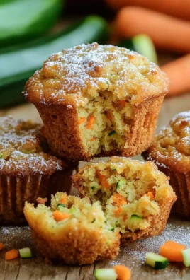 Carrot Cake Zucchini Muffins