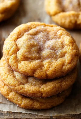 Chewy Pumpkin Snickerdoodle Cookies