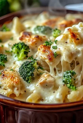 Chicken and Broccoli Alfredo Bake
