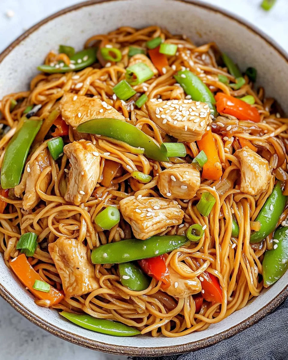 Chicken Lo Mein