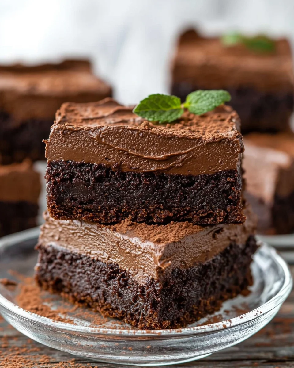 Chocolate Mousse Brownies Recipe