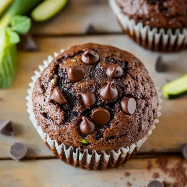 Chocolate Zucchini Muffins
