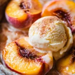 Cinnamon Sugar Baked Peaches